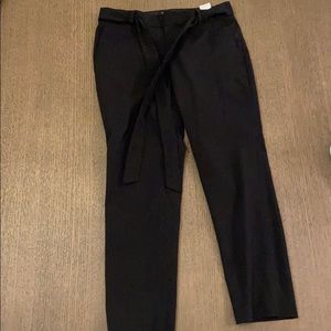 Banana Republic black tie pants